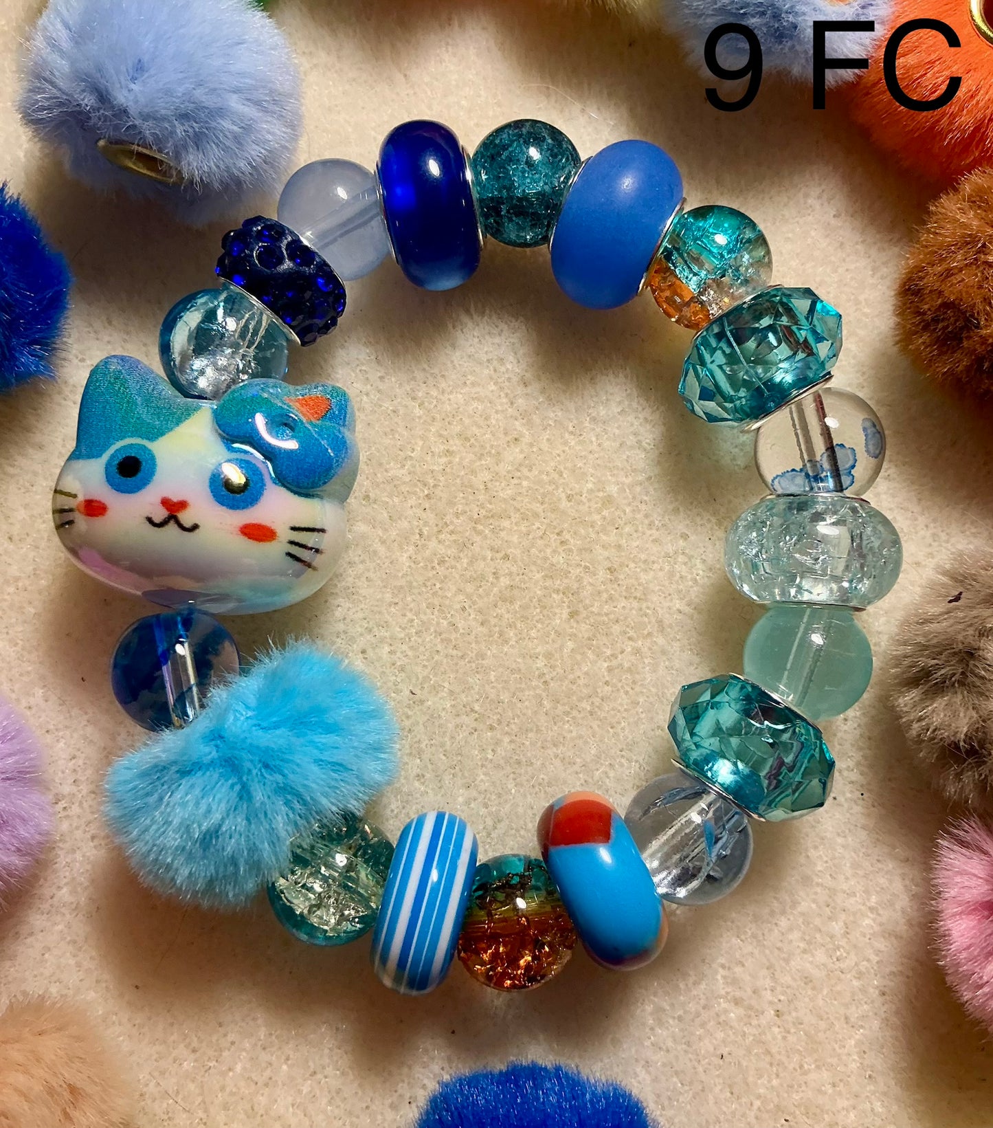 Fuzzy Cat Bracelet