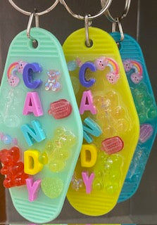 Key Chain - Retro Style CANDY & SWEETS THEME