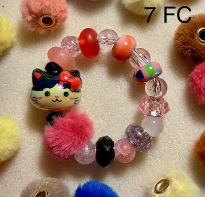 Fuzzy Cat Bracelet