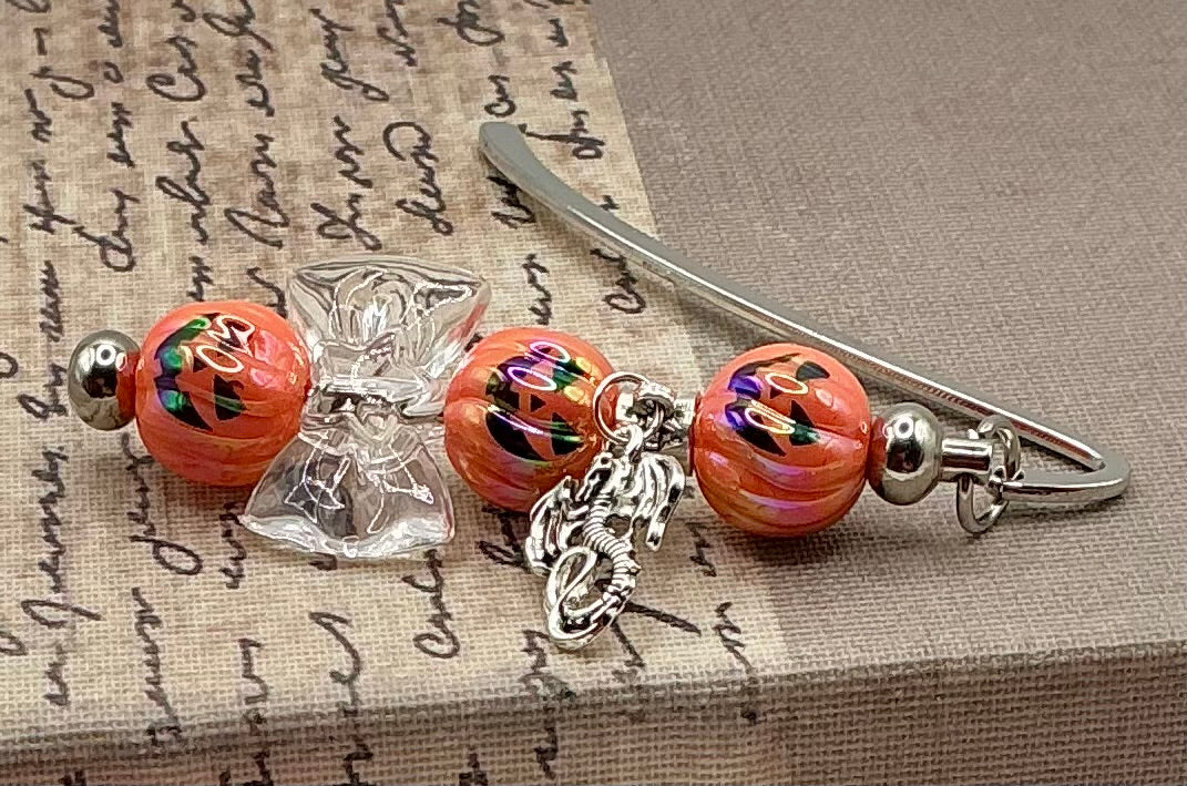 Beaded Bookmark Fall & Halloween