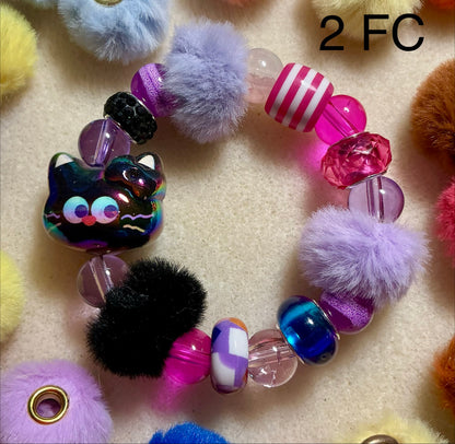 Fuzzy Cat Bracelet