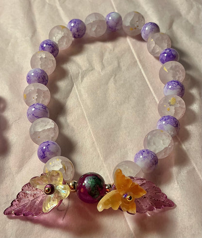 The MK glass bracelet with butterflies Fundraiser