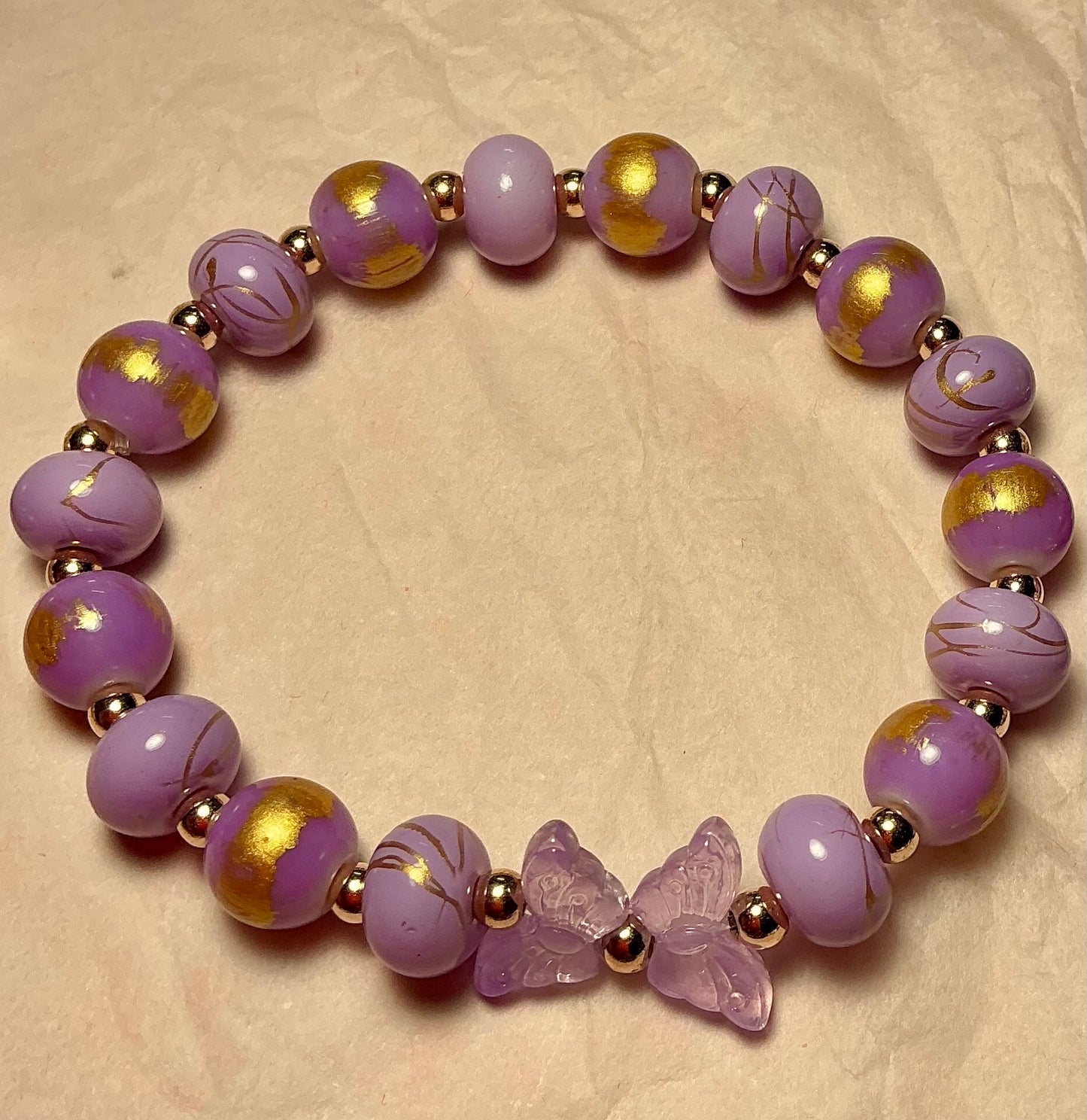 The MK glass bracelet with butterflies Fundraiser