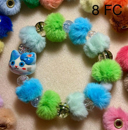 Fuzzy Cat Bracelet
