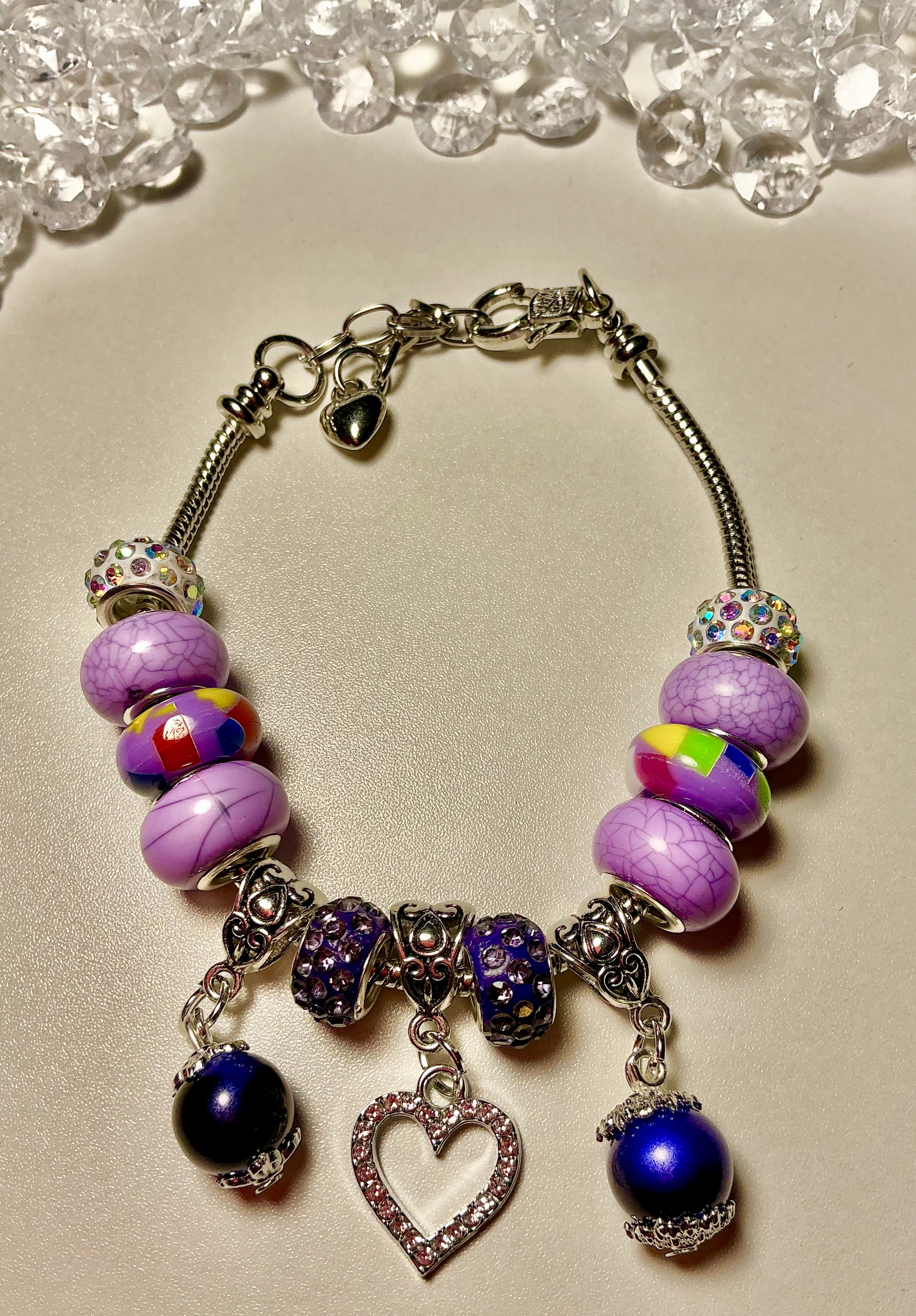 Silver Beaded Chain Bracelet