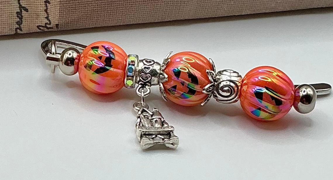 Beaded Bookmark Fall & Halloween