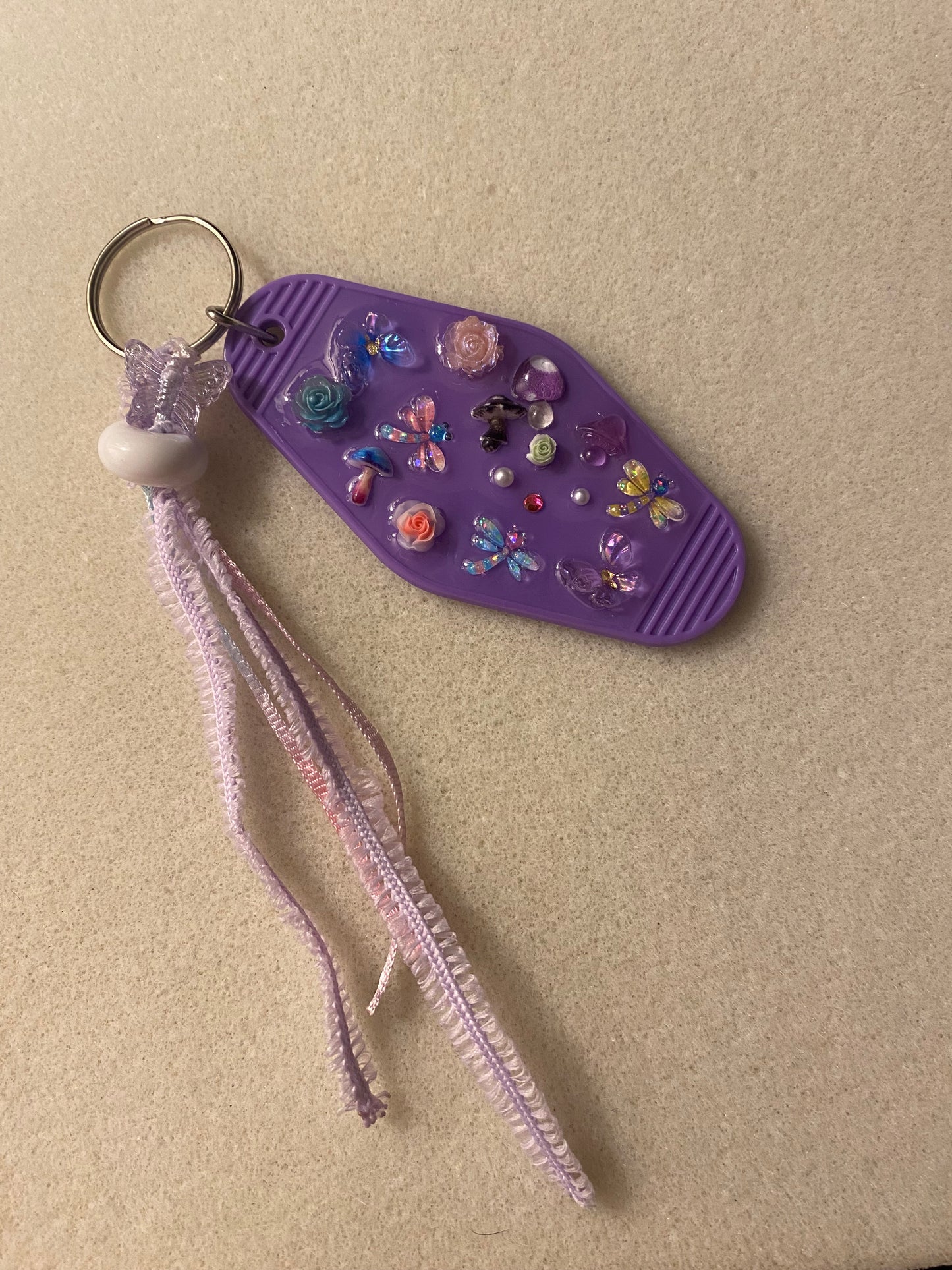 Key Chain - Retro Style GARDEN THEMED