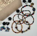 Seed Bead Bracelets - Gothic Garden