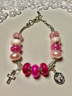 Silver Beaded Chain Bracelet