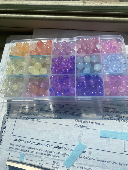 Color changing beaded bracelet