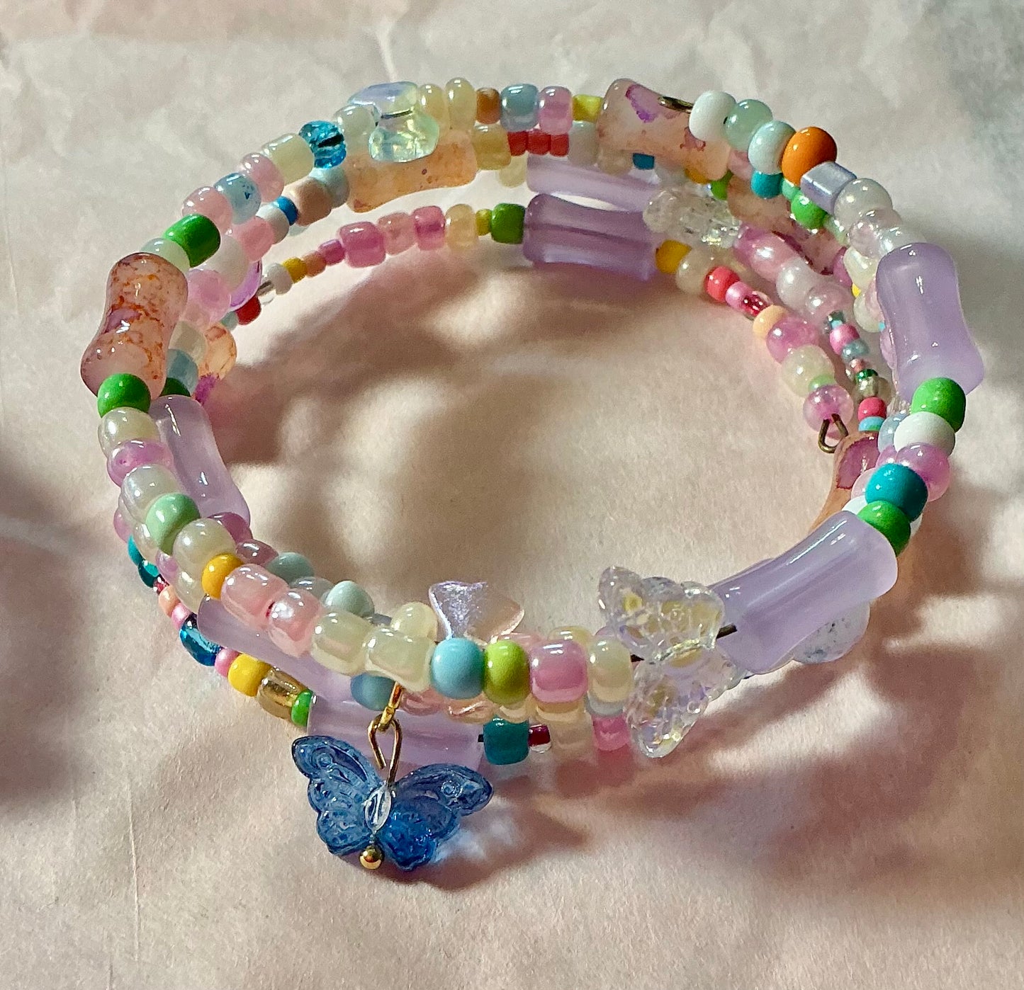 The MK glass bracelet with butterflies Fundraiser